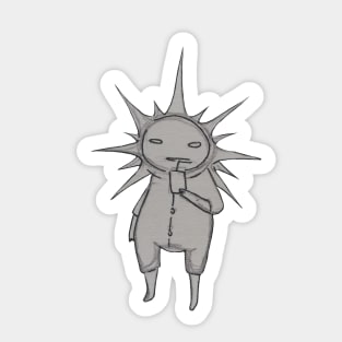 Dressed as a sun (orginal color, withour text) Sticker